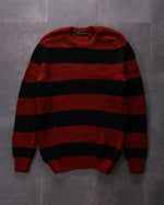 Round Neck Striped Pullover