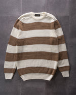 Round Neck Striped Pullover