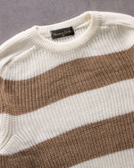 Round Neck Striped Pullover