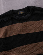 Round Neck Striped Pullover