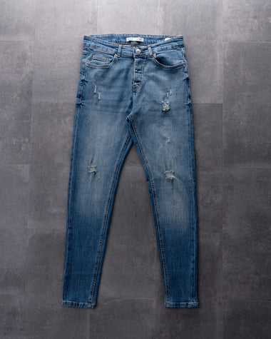 Slim-Fit Light Blue Jeans