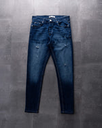 Slim-Fit Dark Blue Jeans