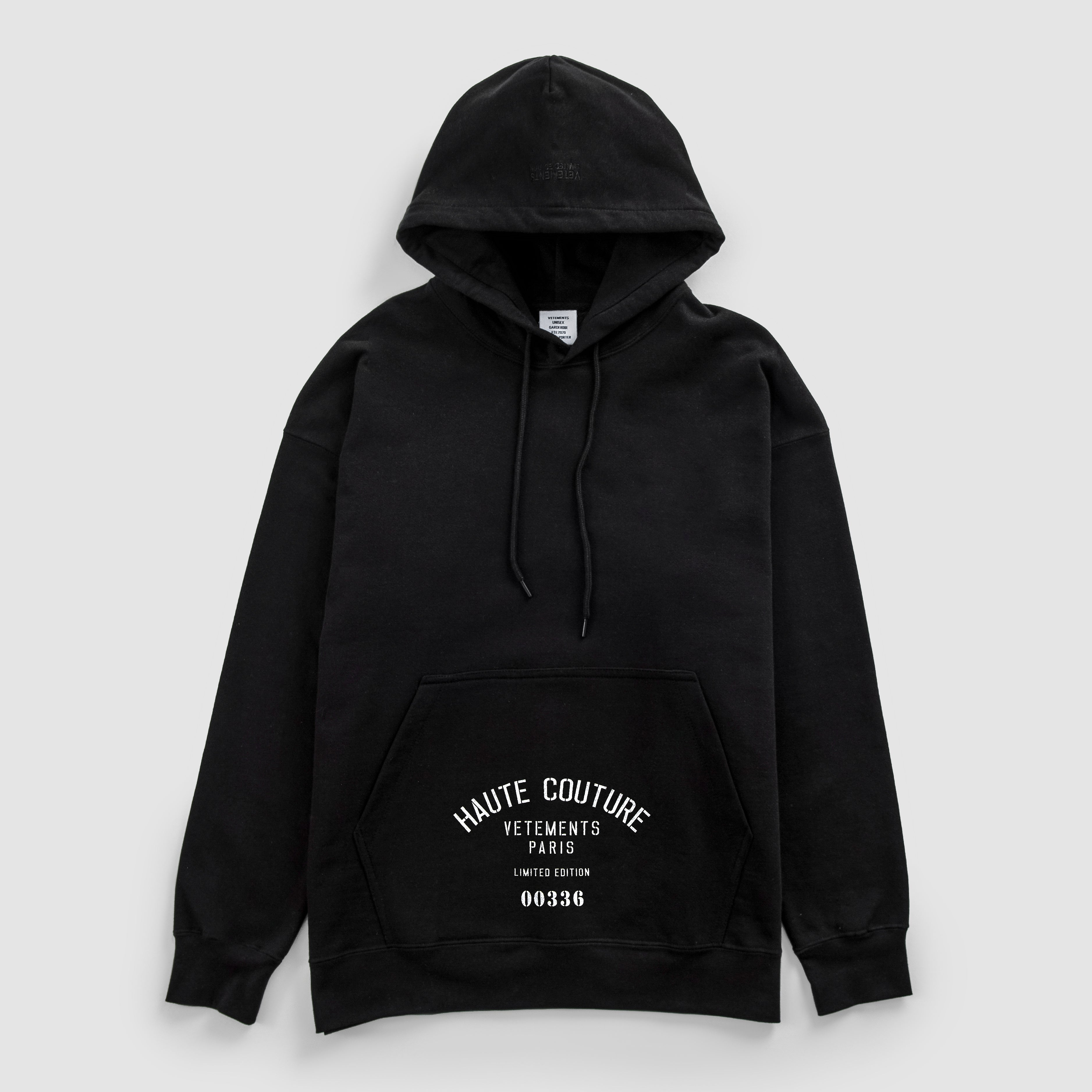 Couture black hoodie hot sale